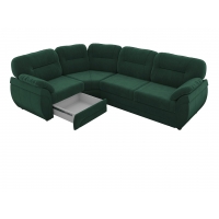 Угловой диван Бруклин (велюр зелёный) - Изображение 2